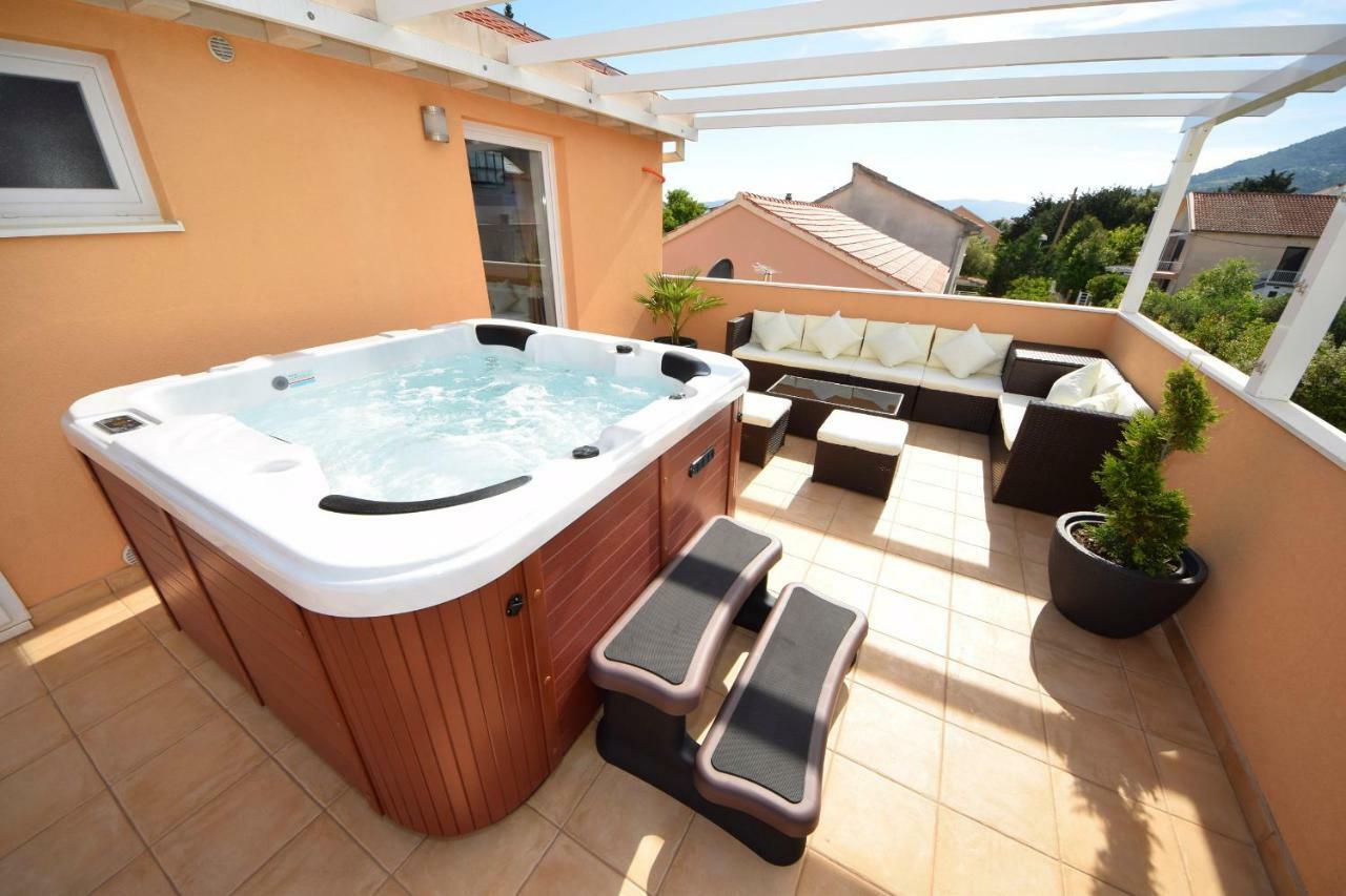 Luxury Penthouse With Jacuzzi In Orebić Dış mekan fotoğraf